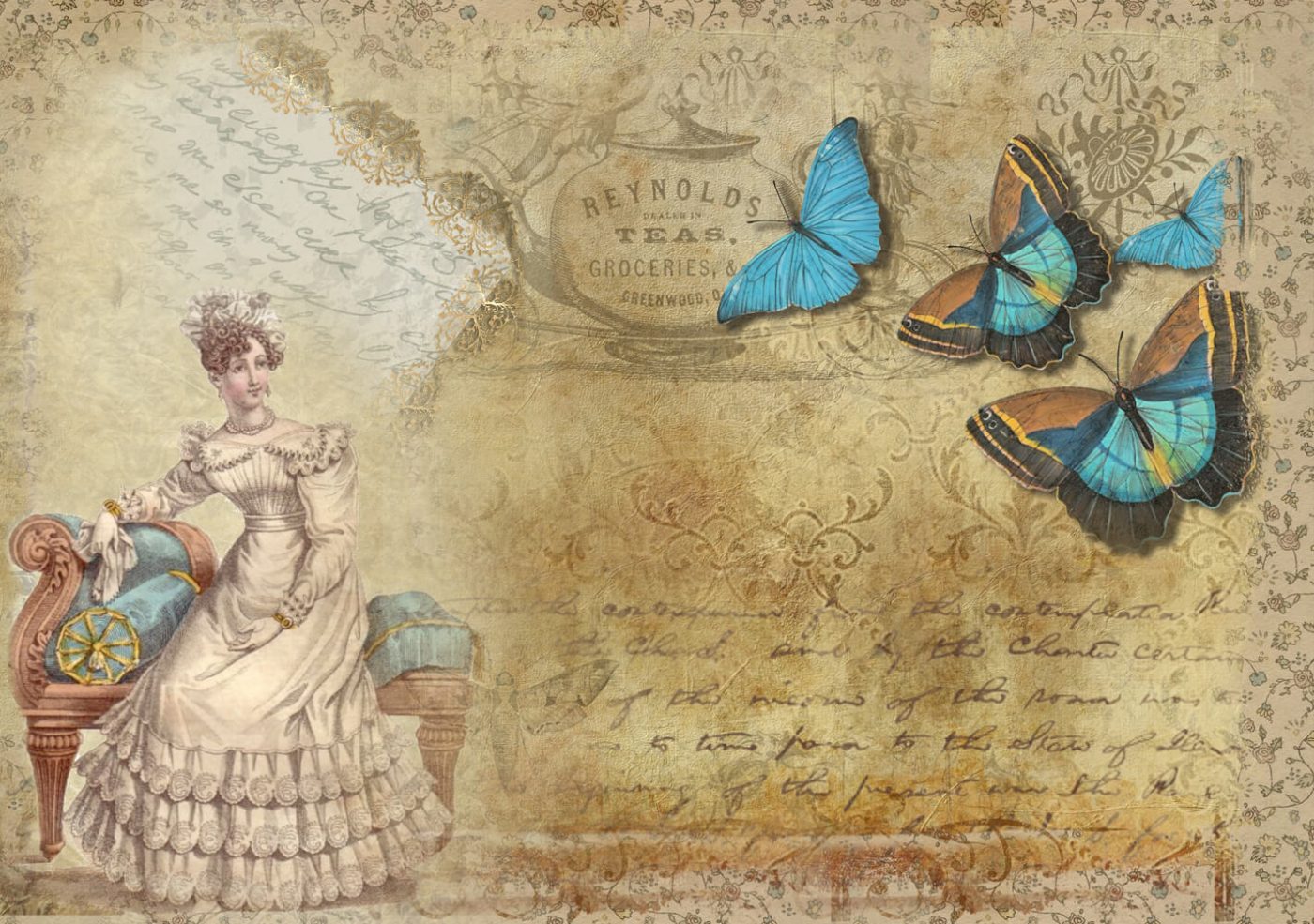 Victorian ephemera banner