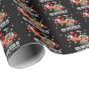 Your 2 Cats in a UFO Sci Fi Scene Wrapping Paper