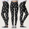 Rockabilly Gothabilly Pirate Skull and Crossbones Leggings | Festival Wear