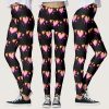 Alice's Queen of the Gothic Bleeding Hearts Pink Leggings