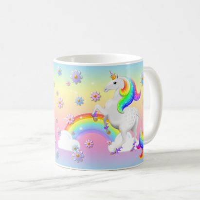 Alternative view of Be Magical Rainbow Unicorn Princess Sparkle Coffee Mug