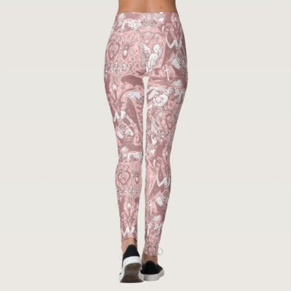 Alternative view of Pastel Goth Witchy Gothic Victorian Goth Baphomet Leggings