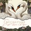 Floral Swans Vintage Shabby Chic Decoupage Tissue Paper