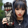 Personalised Gothic Sabbath Baphomet Goat Retro Death Metal 70s Thermal Tumbler