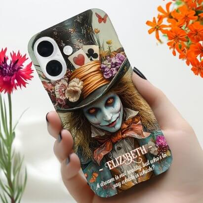Personalised Alice in Wonderland Mad Hatter Case-Mate iPhone Case