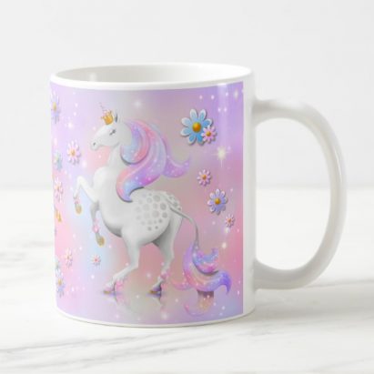 Alternative view of Be Magical Pink Unicorn Princess Sparkle Mug