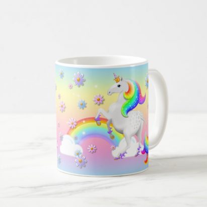 Alternative view of Be Magical Rainbow Unicorn Princess Sparkle Coffee Mug