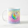 Be Magical Rainbow Unicorn Princess Sparkle Coffee Mug