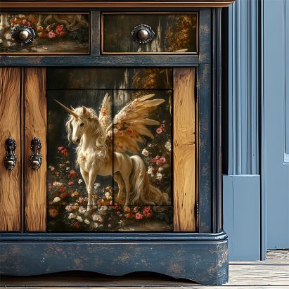 Boho Feathered Fairy Horse Unicorn Craft Tissue Paper