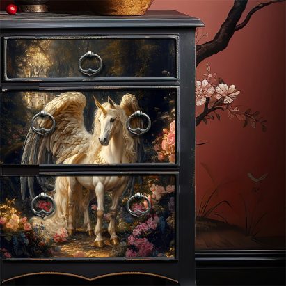 Blue Winged Pegasus Greek Mythology Tissue Paper