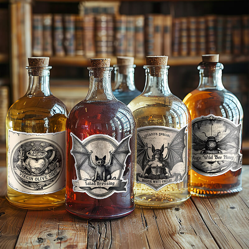 Witch's Pantry Spice Label Potion Bottle Stickers - Image 3