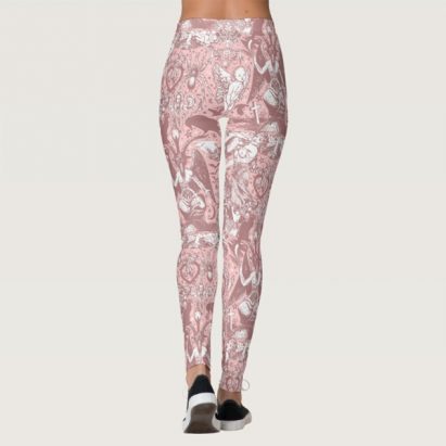 Alternative view of Pastel Goth Witchy Gothic Victorian Goth Baphomet Leggings