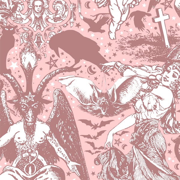 Pastel Goth Witchy Gothic Victorian Goth Baphomet Leggings - Image 3