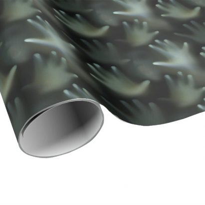 Screamer Haunted Lost Souls Gothic Hands Wrapping Paper