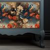 Bohemian Craft Retro Floral Vintage Birds Tissue Paper