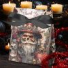 Steampunk Santa Skull Red Top Hat Gothmas Gothic Favor Box,